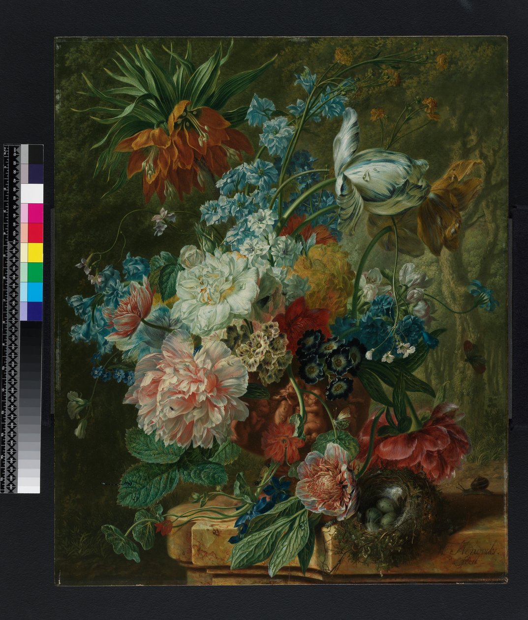 Vase med blomster, før 1831 av Wybrand Hendriks
