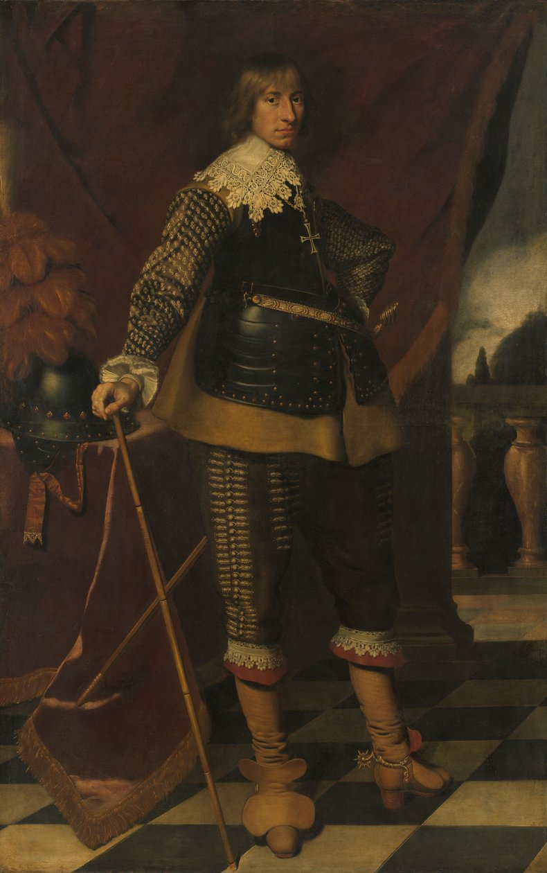 Portrett av Henrik Kasimir I av Nassau-Dietz, ca. 1632 (olje på lerret) av Wybrand Simonsz. de Geest