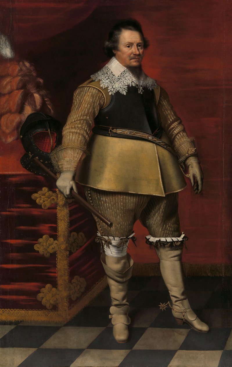 Portrett av Ernst Casimir I, greve av Nassau-Dietz Portrett av Ernst Casimir I (1573-1632), greve av Nassau-Dietz av Wybrand de Geest (I)