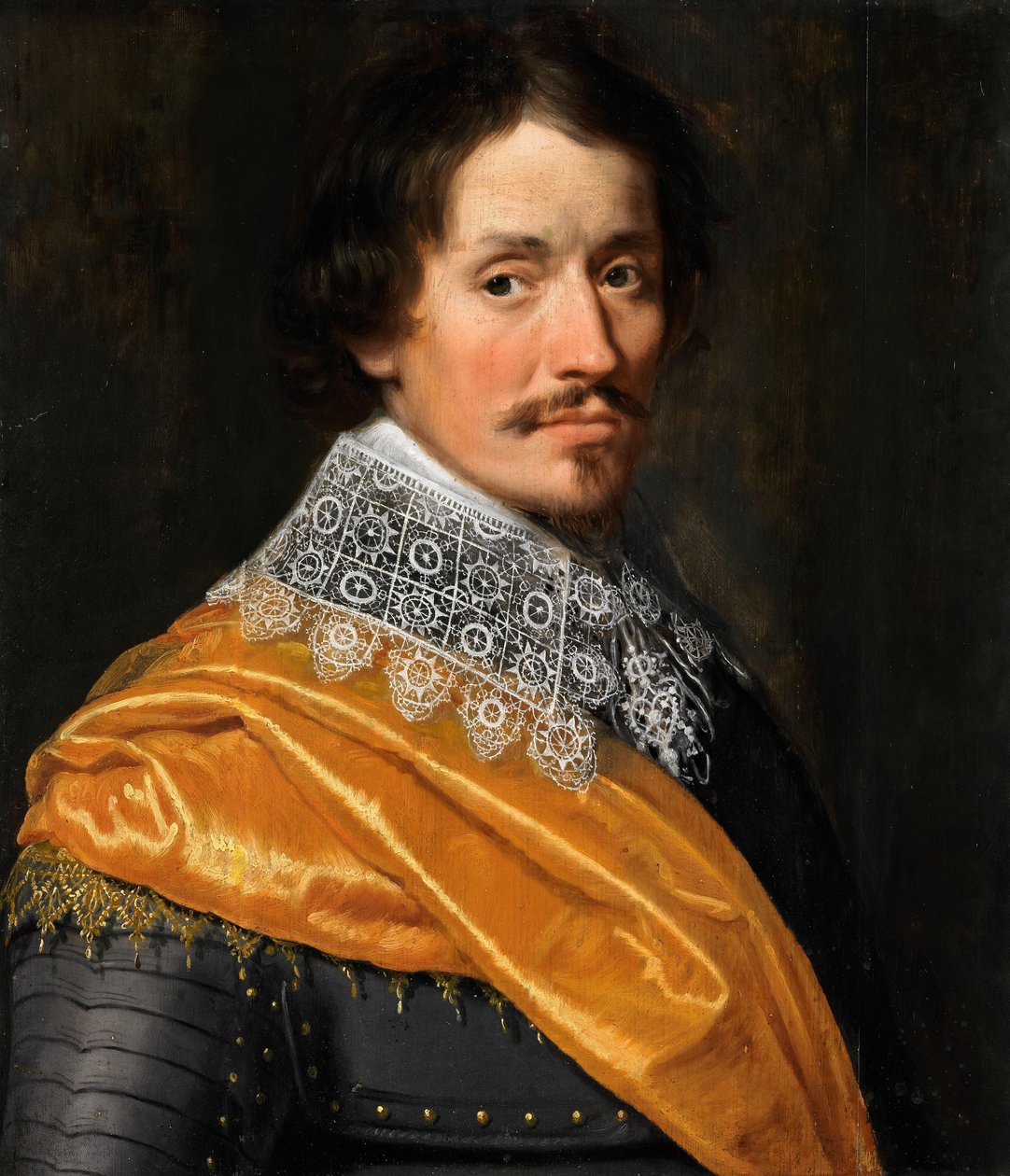 Portrett av en offiser av Wybrand de Geest (I)