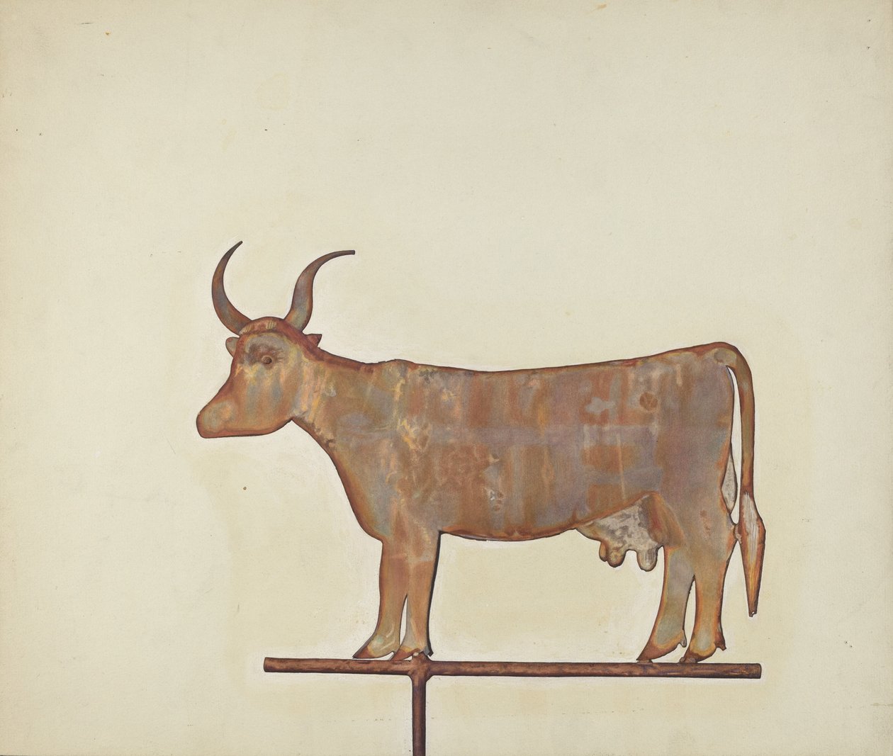 Cow Weather Vane, ca. 1938. av Wynna Wright
