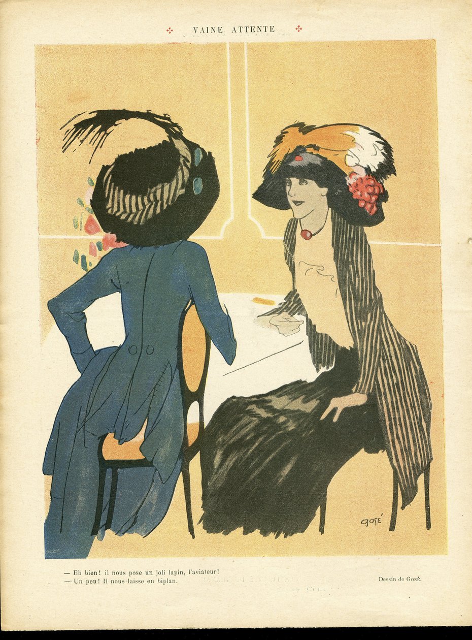 Illustrasjon av Xavier Gose (1876-1915) i Le Lire av Xavier Gose
