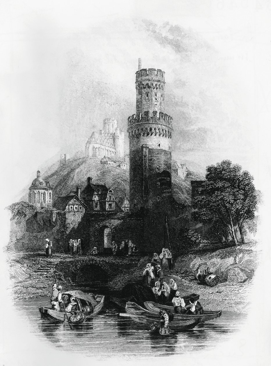 Illustrasjon for spedalsk fra Aosta, roman av Xavier De Maistre (1763-1852), gravering av Xavier de Maistre