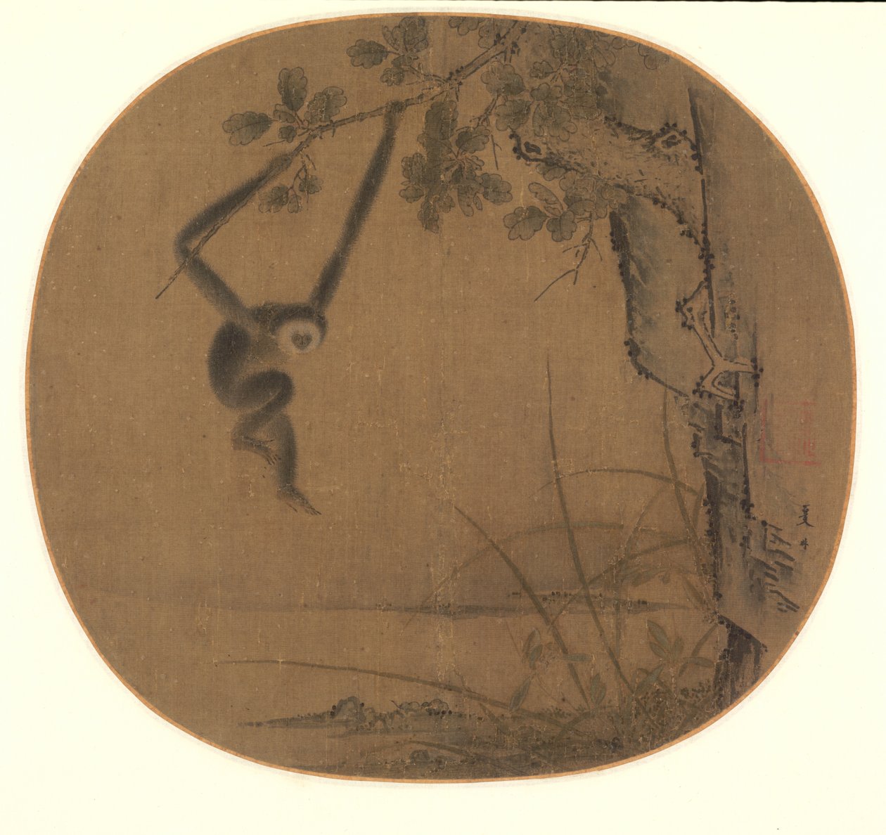 Swinging Gibbon, sent 1100-tall - 1. kvartal 1200-tallet. av Xia Gui