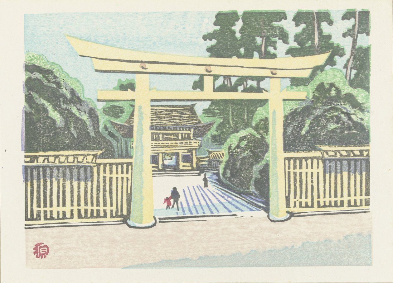 Meiji-tempelet Meiji-helligdommen (tittel på objekt) Memories of Tokyo (serietittel) Tokyo kaiko zue (serietittel) av Yamaguchi Gen
