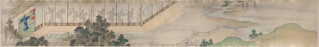 The Shadow Dancers, 1800-tallet. av Yamamoto Baiitsu