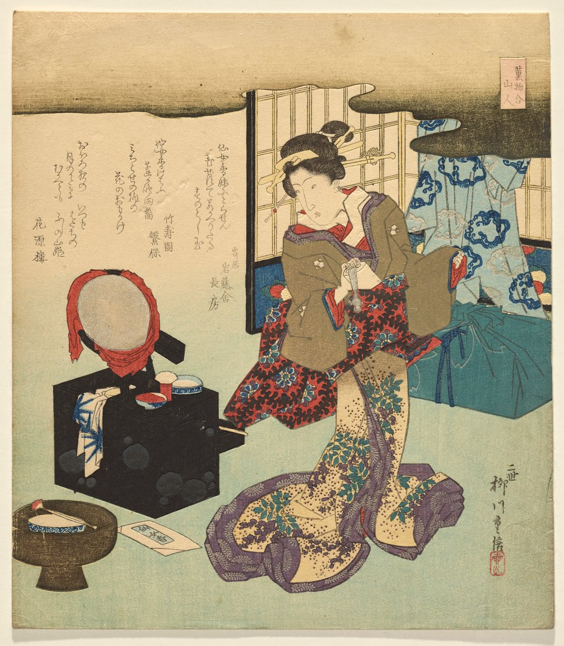 Eremitter, fra serien A Selection of Parfums av Yanagawa Shigenobu II