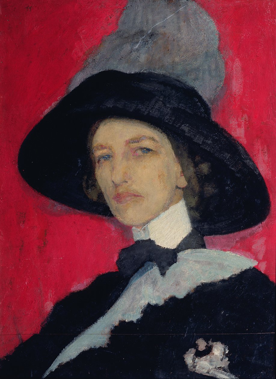 Selvportrett, 1910 av Yelisaveta Sergeyevna Kruglikova