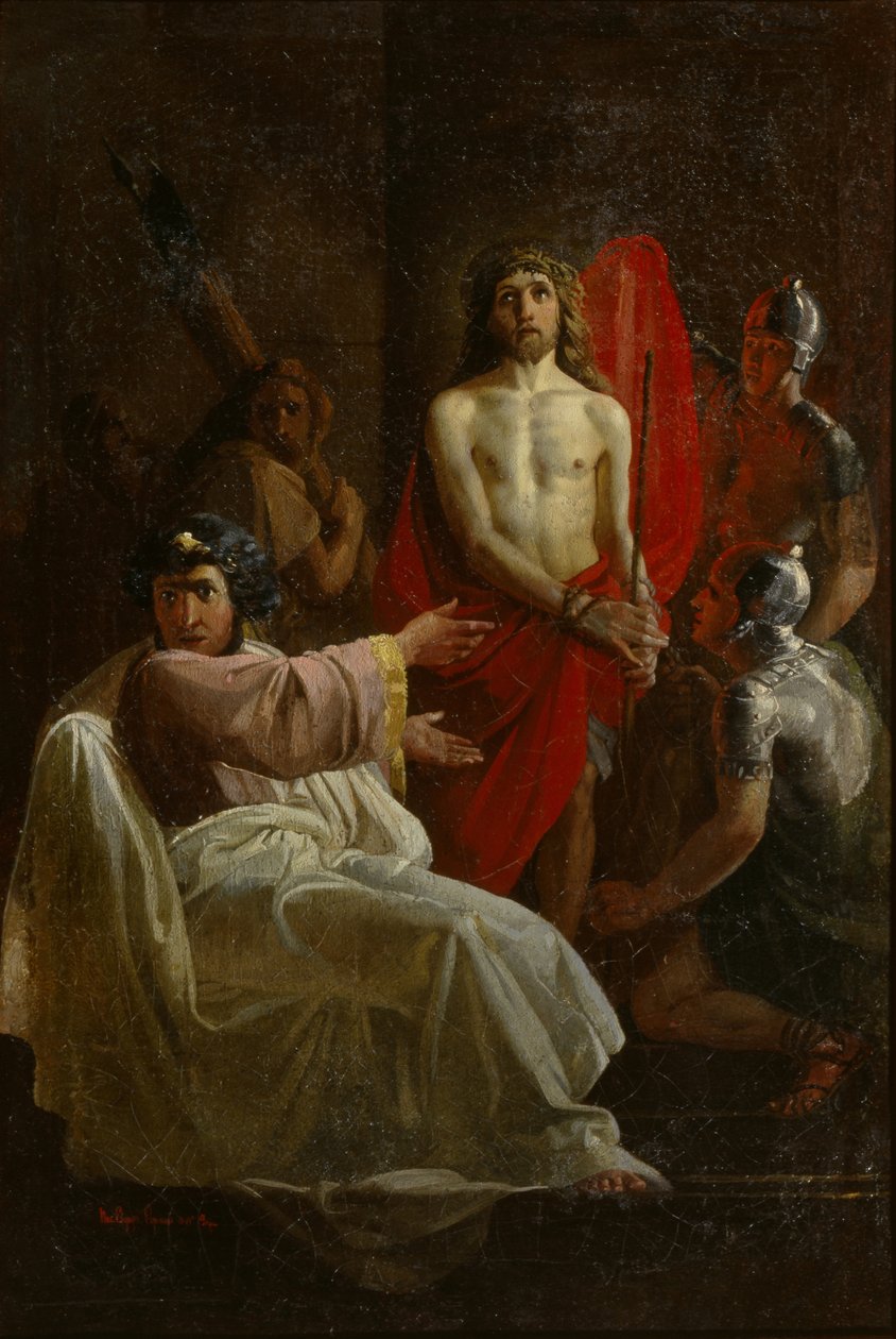 Kristus før Pilatus, 1844 av Yevgraf Semyonovich Sorokin