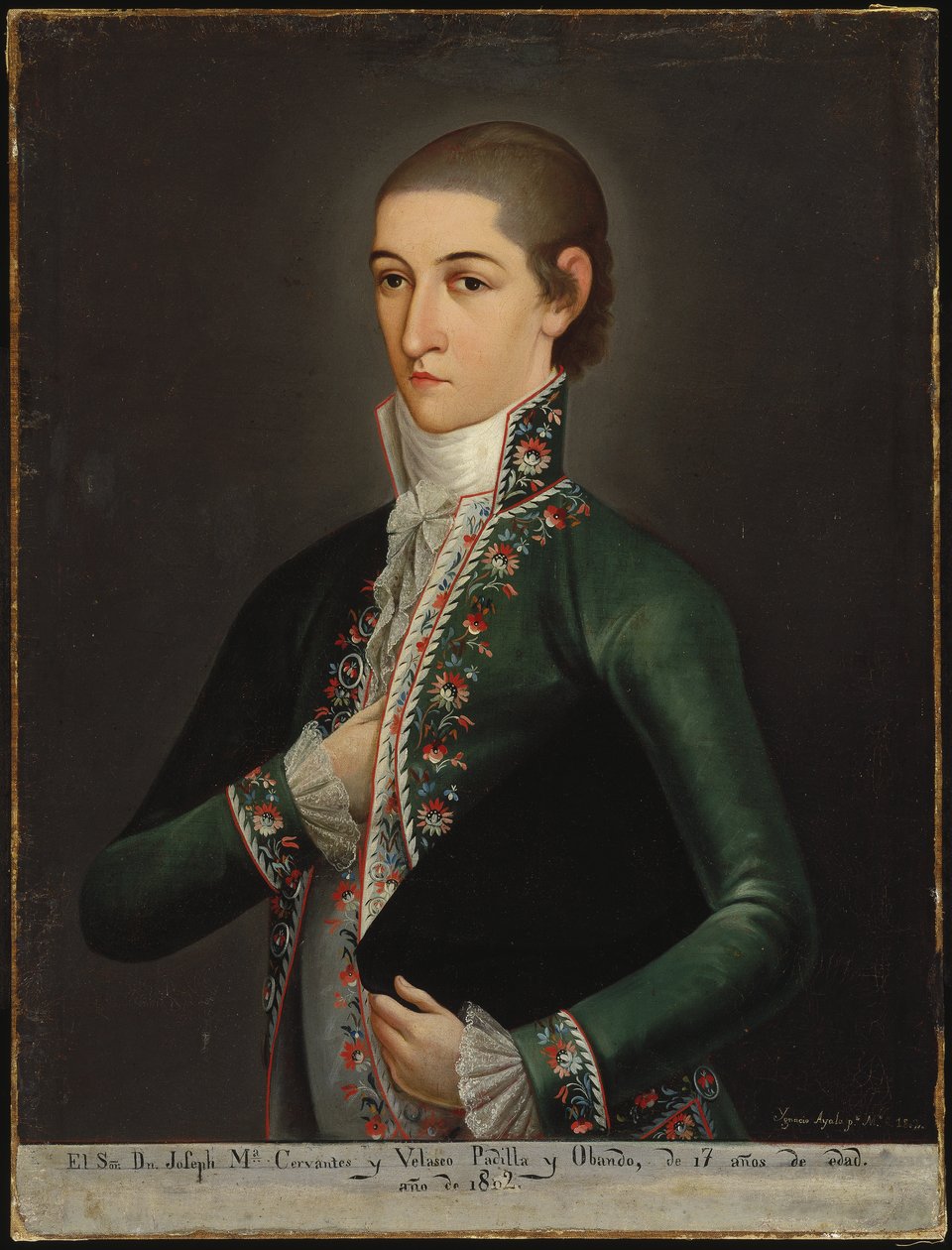 Don Jose Maria Cervantes og Velasco Padilla y Obando, 1802 av Ygnacio Ayala