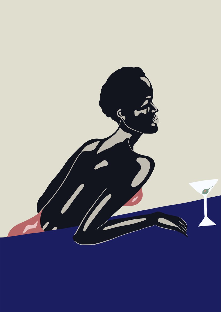 Kveldsdrink, 2016, (digital) av Yi Xiao Chen
