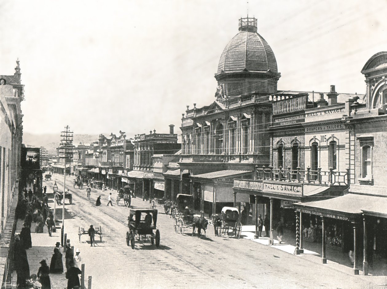 Rundle Street, Adelaide, Australia, 1895. av York and Son
