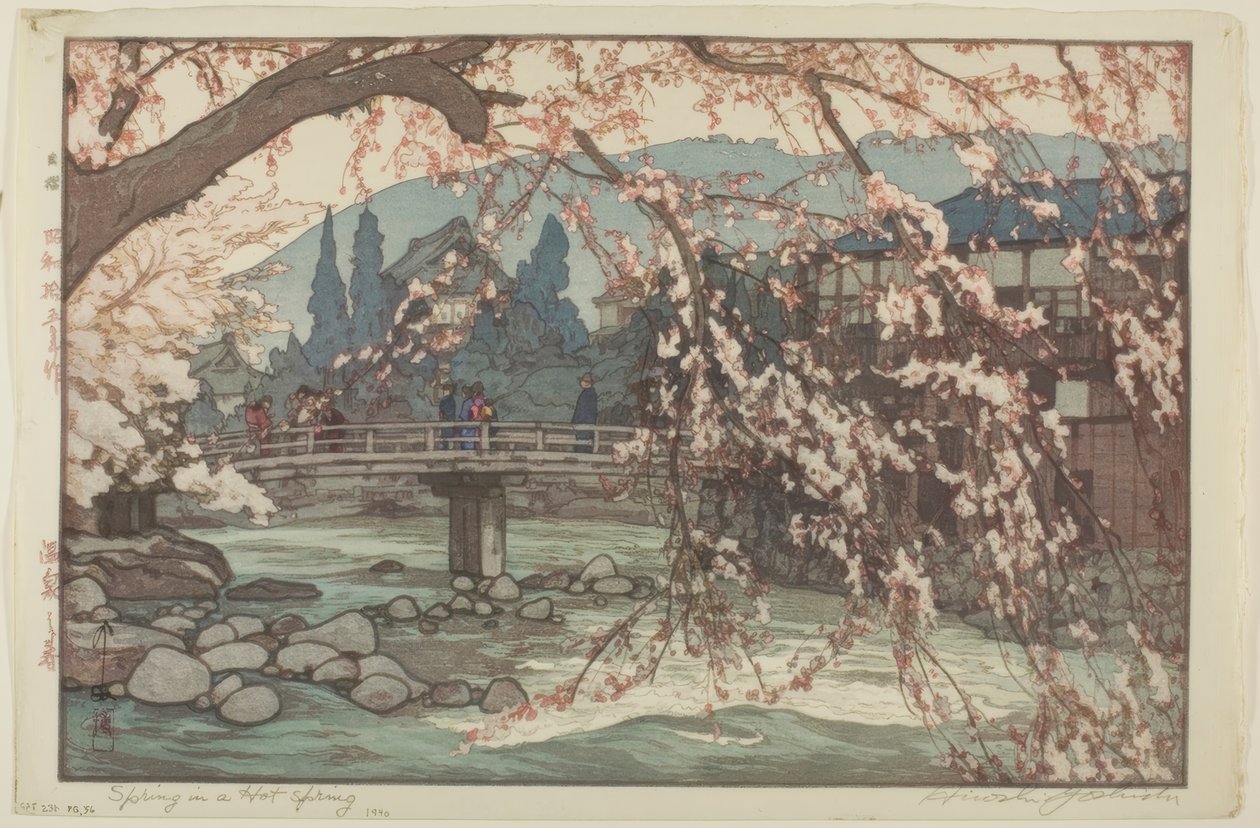 Et spa om våren av Yoshida Hiroshi