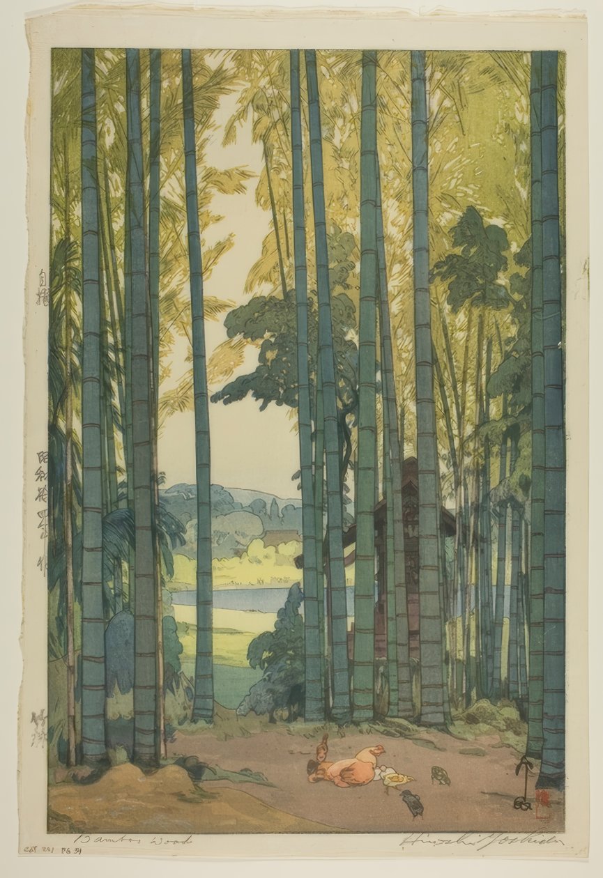 Bambus tre av Yoshida Hiroshi