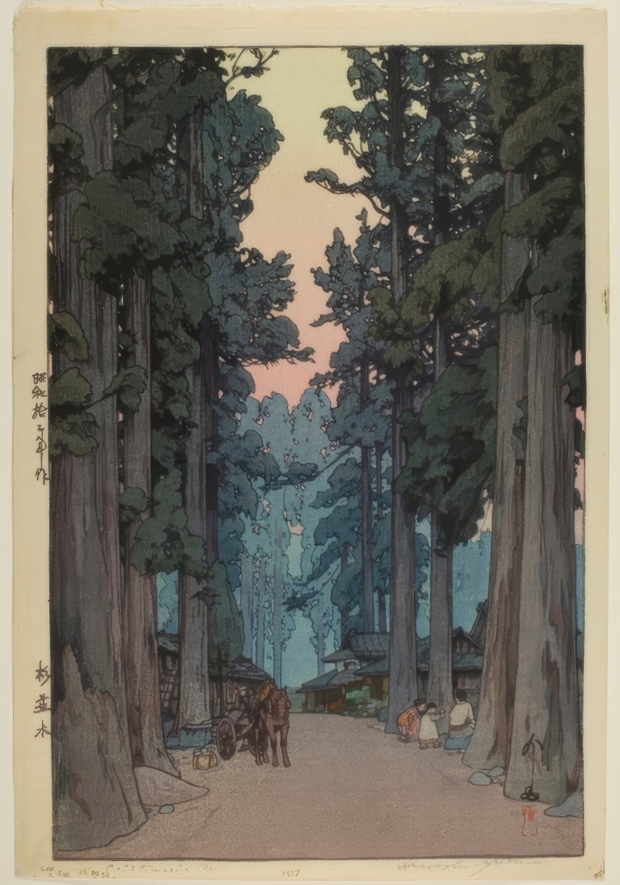 Cryptomeria Avenue av Yoshida Hiroshi