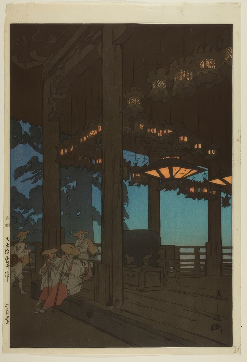 Nigatsudo-tempelet av Yoshida Hiroshi