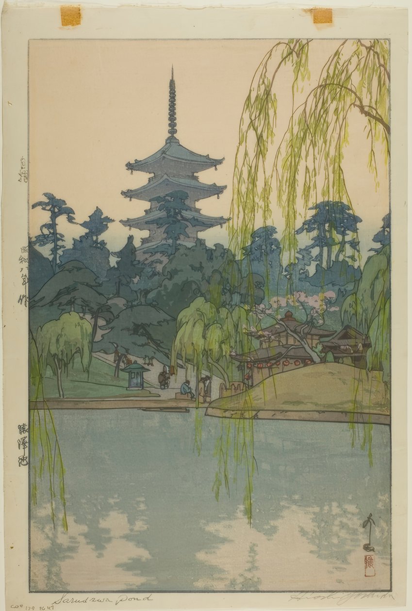 Sarusawa-dammen av Yoshida Hiroshi