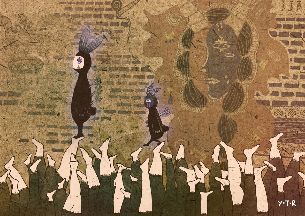 Stopping the footsteps, 2012 (digital) av Yoyo Zhao
