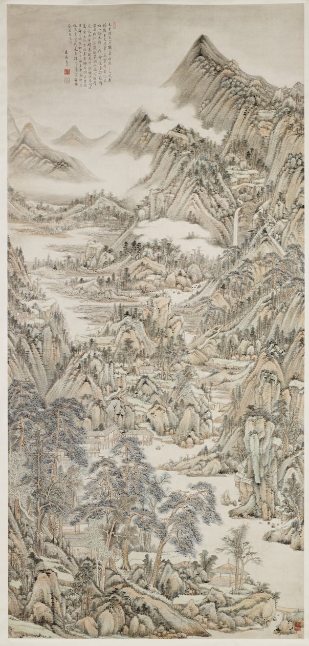 landskap etter Huang gong av Yu Wang