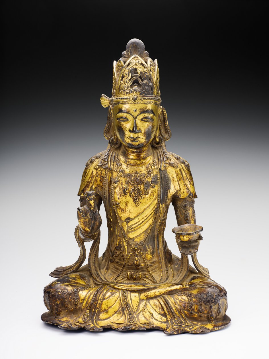 Guanyin av Yuan Dynasty Chinese School