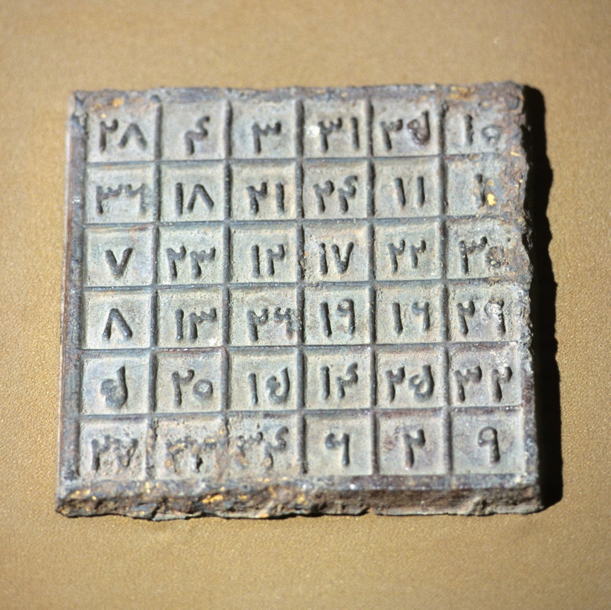 Magisk bord som representerer Yuan-dynastiets figurer av Yuan Dynasty Chinese School