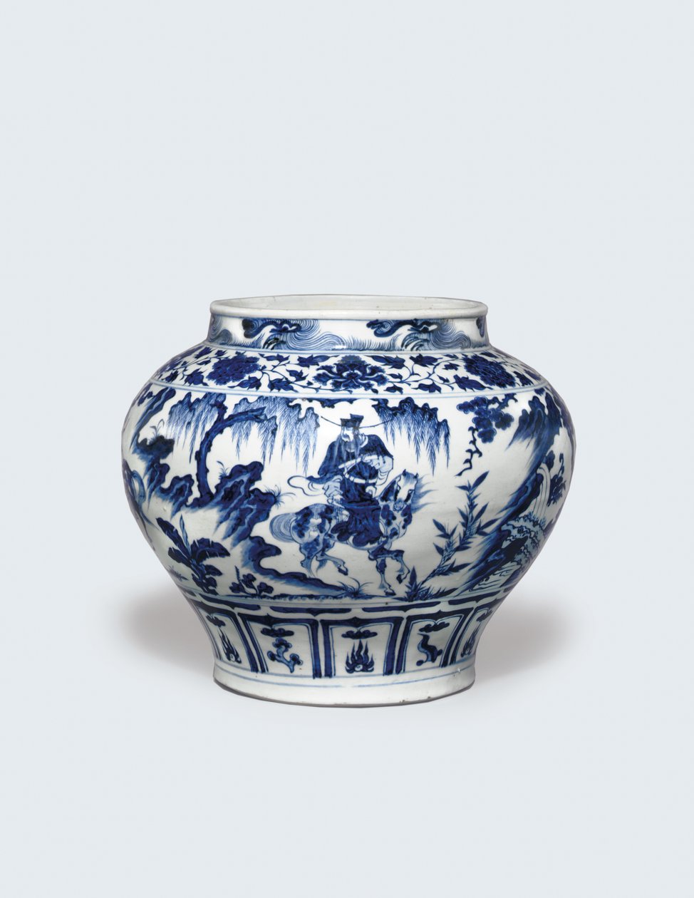 Hvit og blå Guan, midten av 1300-tallet (keramikk) av Yuan Dynasty Chinese School