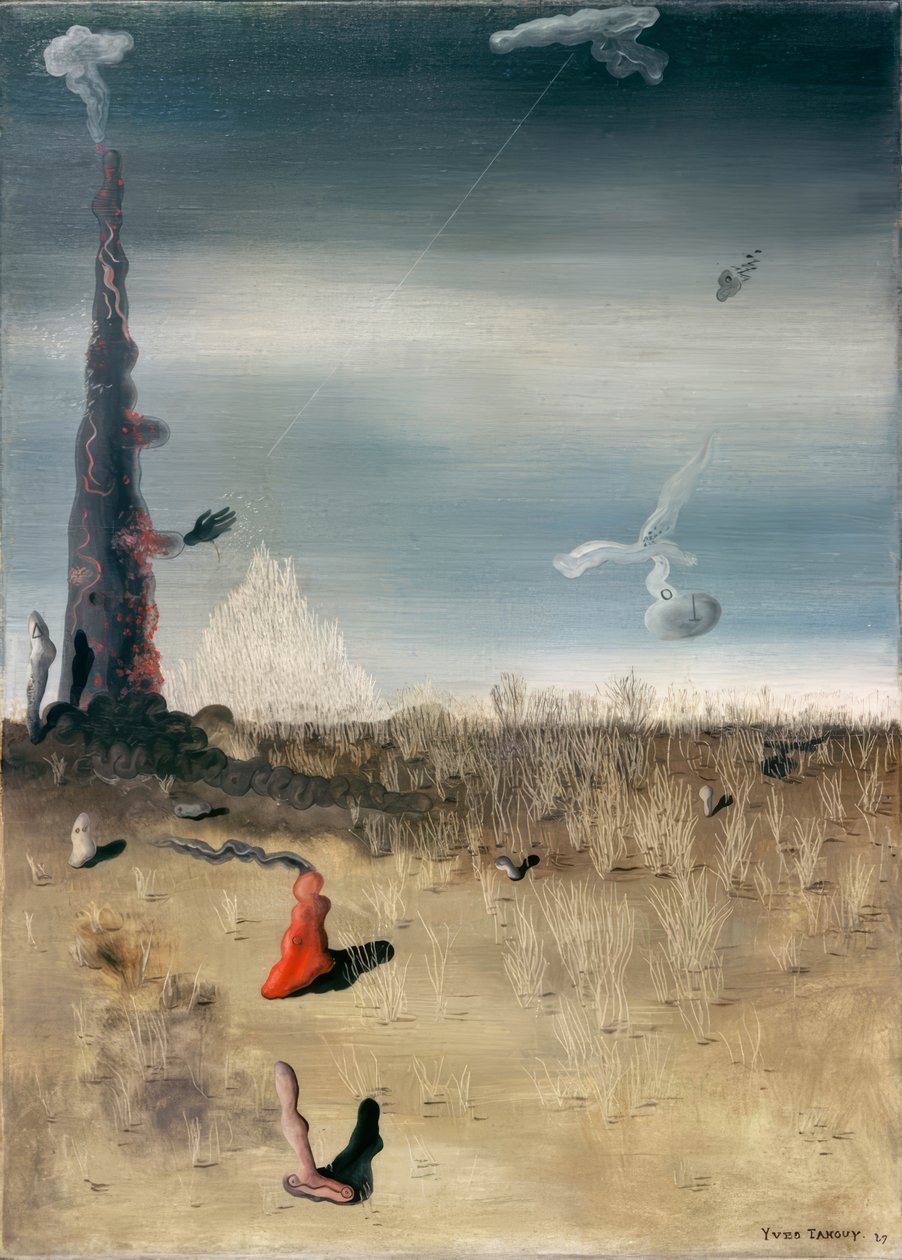 Slukking av lysene av Yves Tanguy