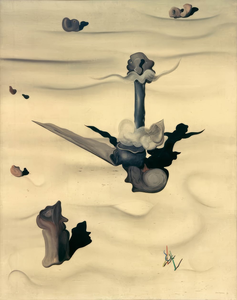 jordklump (mann) av Yves Tanguy