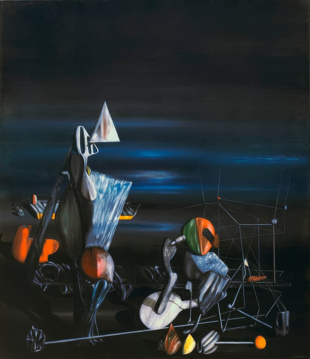rolig nordover av Yves Tanguy