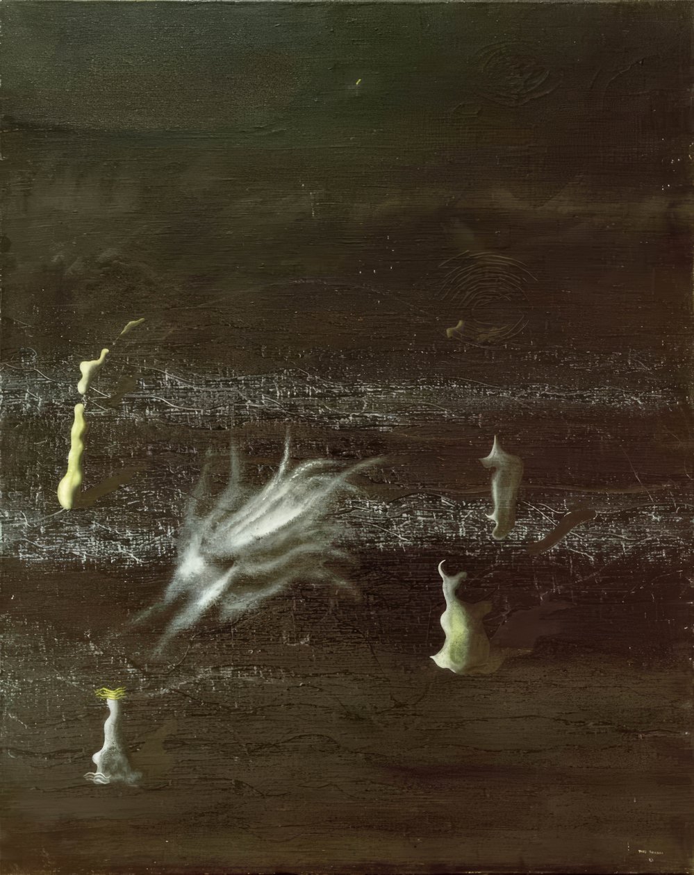 Likegyldig drukning av Yves Tanguy