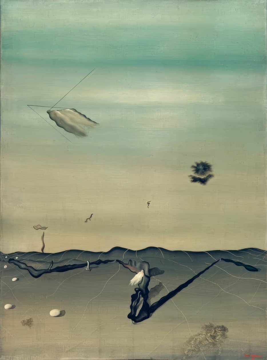 Uten tittel (Flyet) av Yves Tanguy