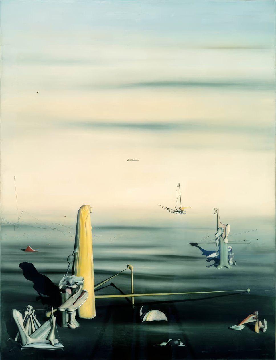 Solen i smykkeskrinet sitt av Yves Tanguy
