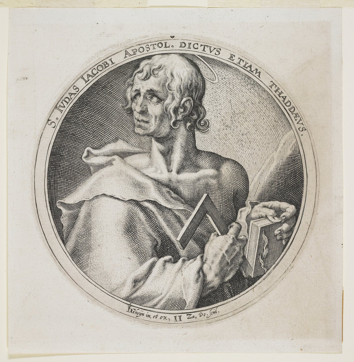 Saint Jude, 1591-92 av Zacharias Dolendo