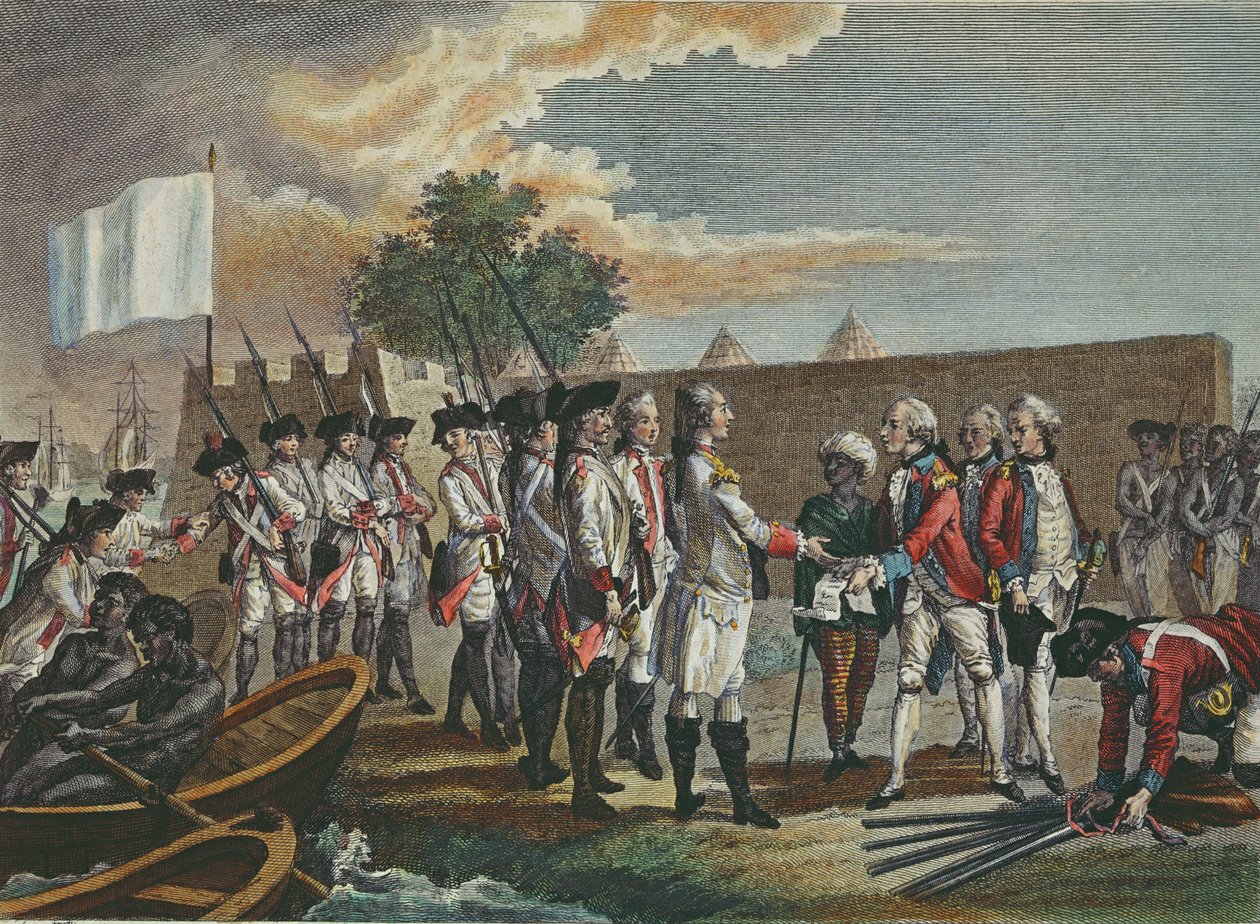 Henrettelsen av Anne av Bourges ved å henge og brenne på bålet, 21. desember 1559 (gravering) av Zacharias (school of) Dolendo