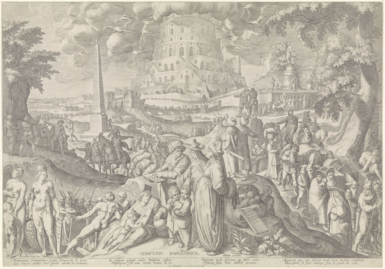 Babylonsk forvirring Confvsio Babvlonica (tittel på objekt) av Zacharias Dolendo