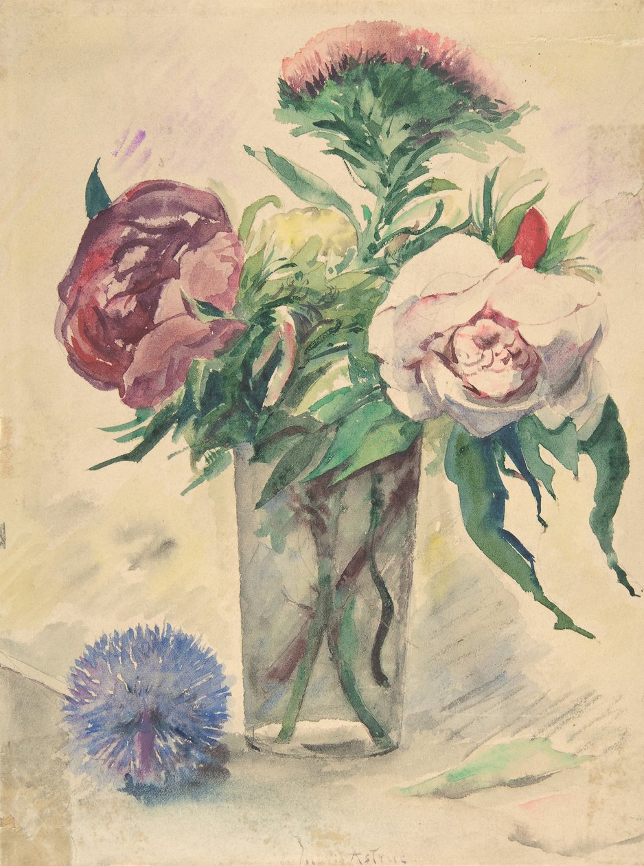 Blomster i en vase, ca. 1884-1904. av Zacharie Astruc