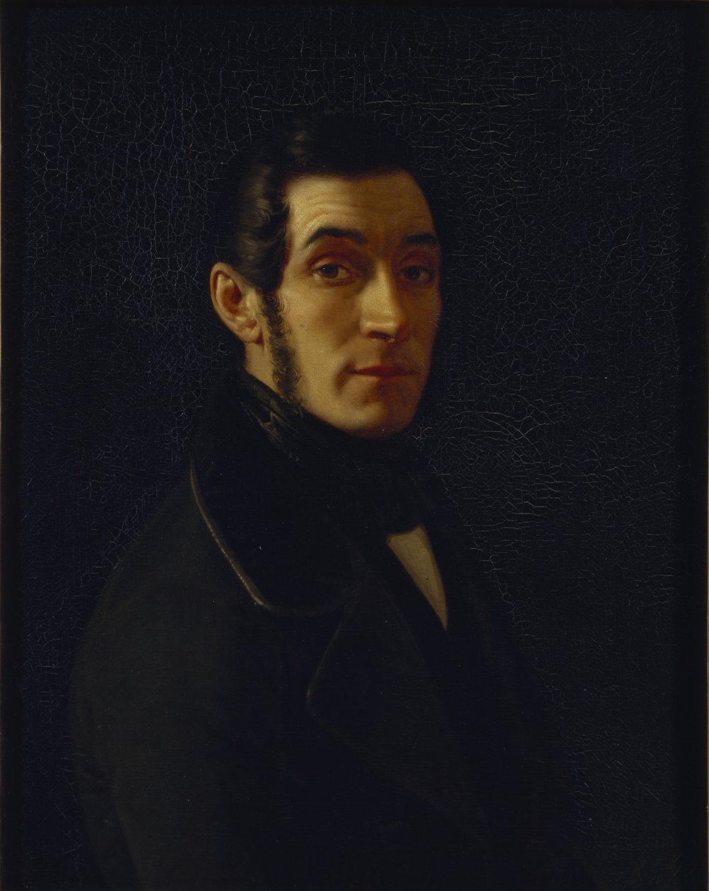 Portrett av Fyodor Iwanowitsch Inozemtsev 18021869, 1844 av Zakharov