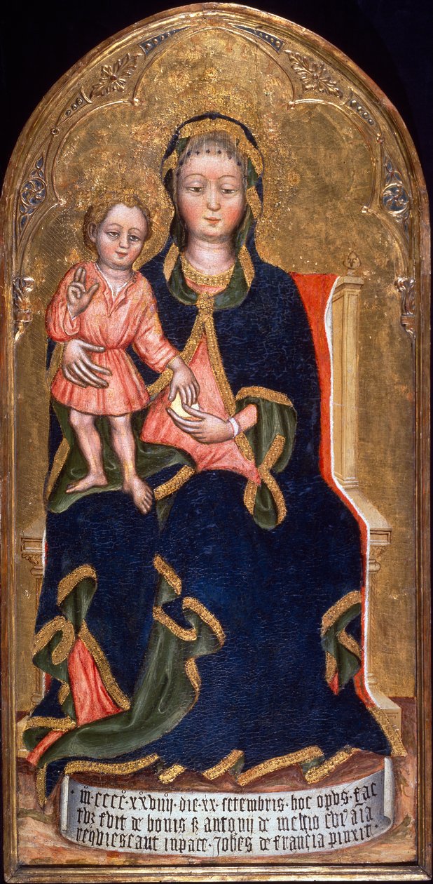 Madonna og barn (maleri) av Zanino di Pietro