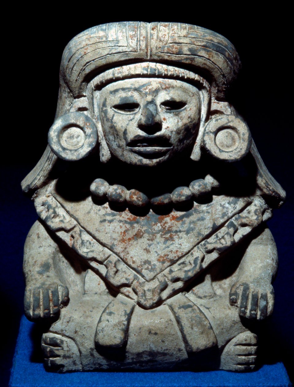 Begravelsesurne, sen klassisk periode (700–1000 e.Kr.) (keramikk) av Zapotec