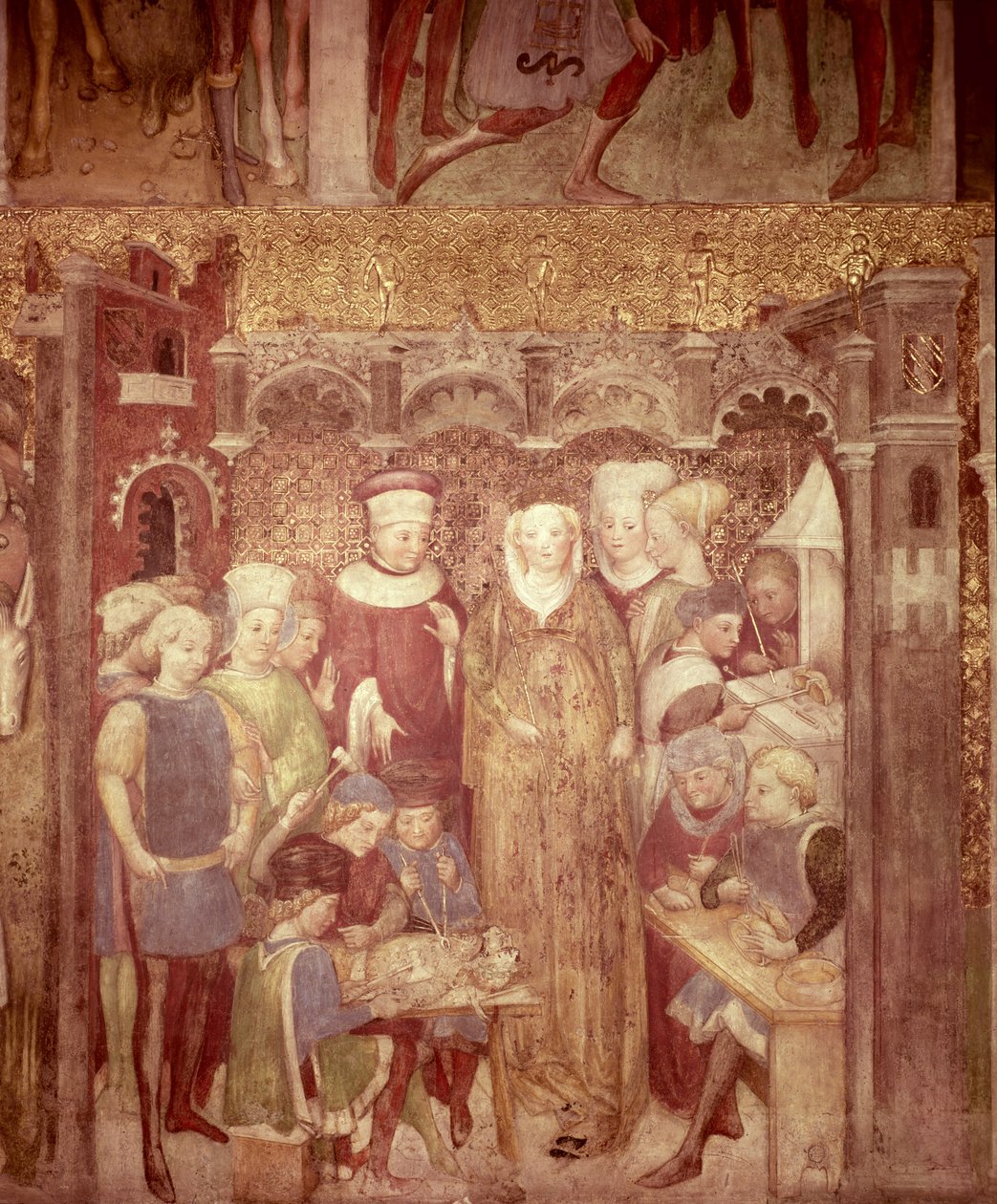 Historier om dronning Theodolinda av langobardene av Zavattari Family