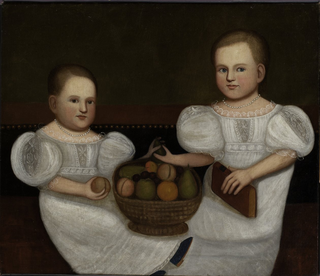 Ester Amelia og Marcella Eusebia White, 1843 av Zedekiah Belknap