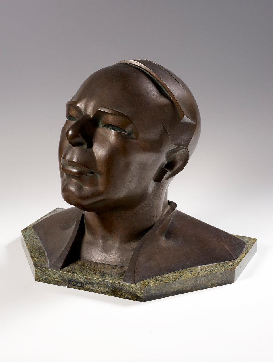 Rt. Hon. Leslie Hore-Belisha, ca. 1937–39 (bronse på marmorsokkel) av Zeev Ben-Zvi