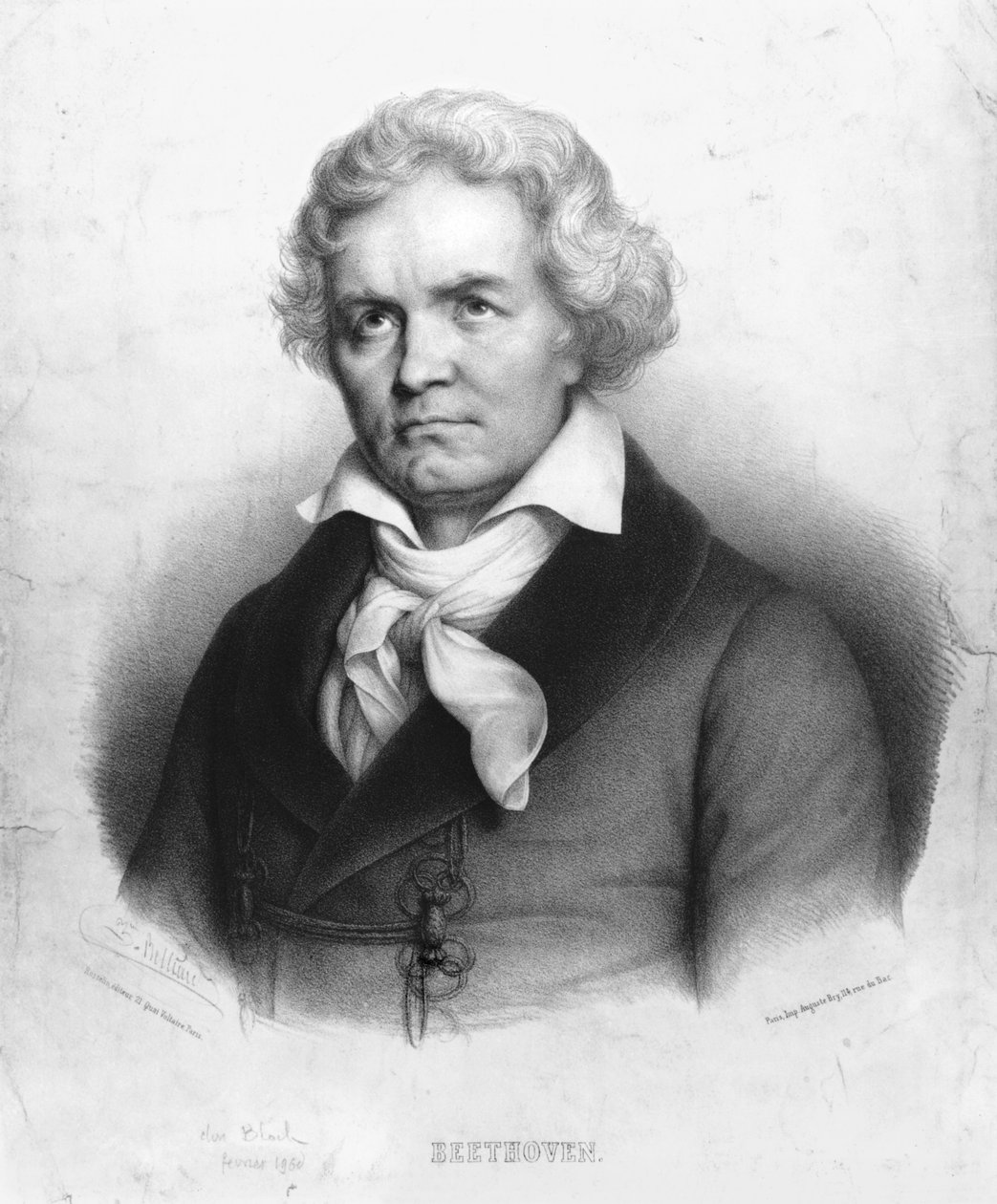 Ludwig van Beethoven (1770-1827) av Zephirin Felix Jean Marius Belliard