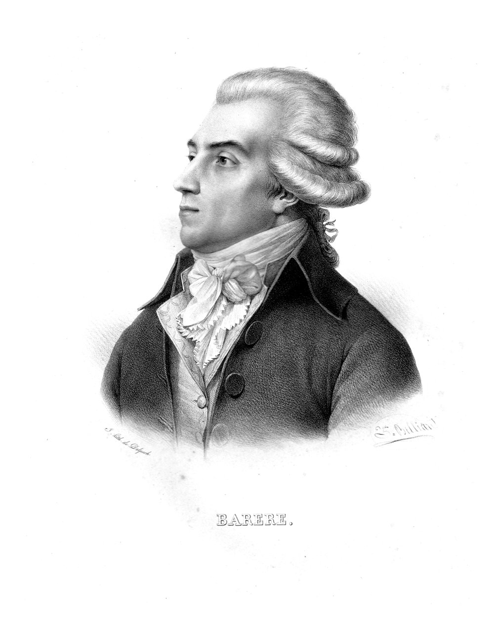 Bertrand Barere, ca 1820-årene av Zephirin Felix Jean Marius Belliard