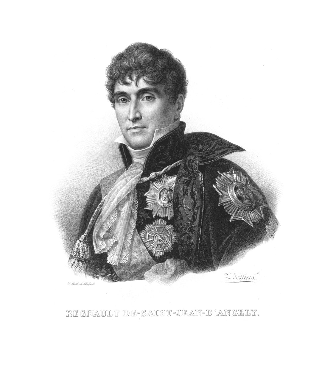 Michel-Louis-Étienne Regnaud de Saint-Jean dAngély, c1820-årene. av Zephirin Felix Jean Marius Belliard