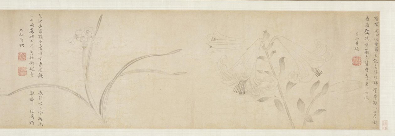 Blekkblomster, 1361. av Zhao Zhong