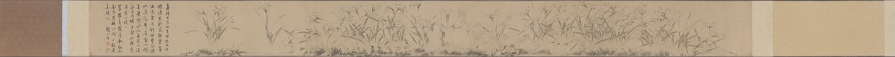 Narcissus Scroll. av Zhou Tianqiu