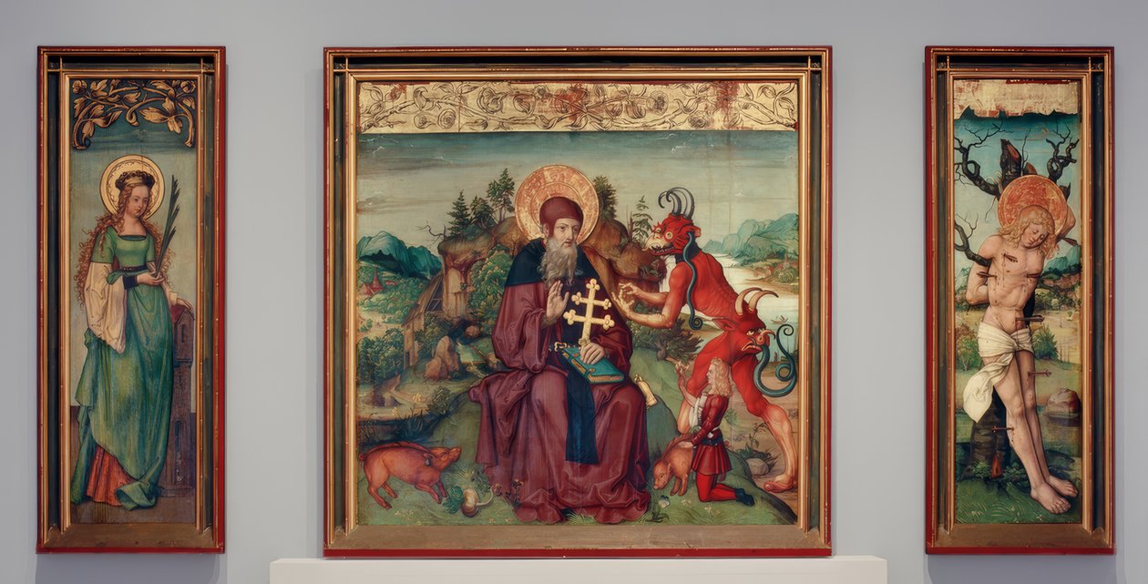 Antonius-Retabel av Zürcher Veilchenmeister