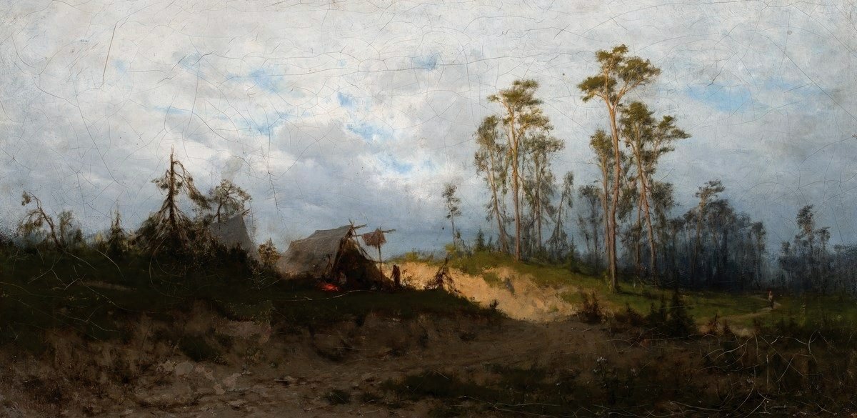 Sigøynerleir. av Zygmunt Sidorowicz