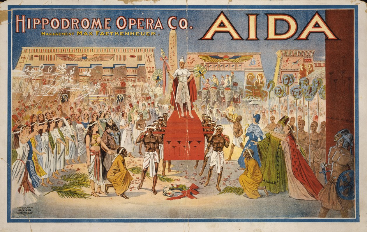 Aida, ca. 1908 (fargelitografi) av . .